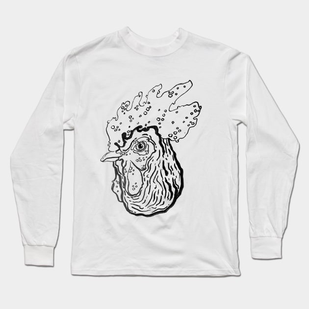 roosters Long Sleeve T-Shirt by apokatastasis